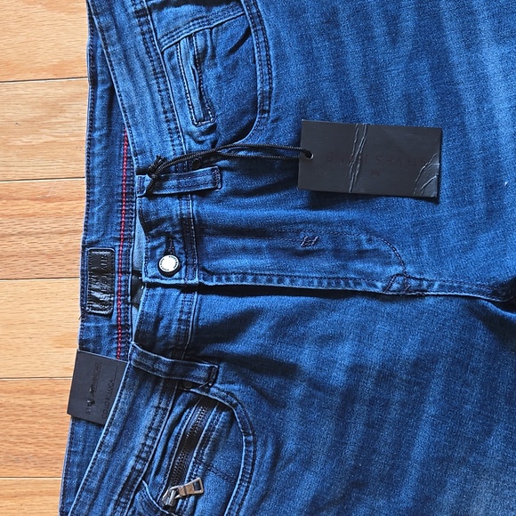 NWT Men's "Steve's Jeans Slim Fit", color Luca, size 34x32 Stretch. - Picture 2 of 9